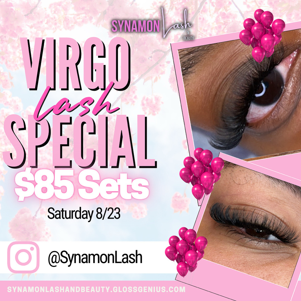 🎉August Birthday Special🎉 at SynamonLash & Beauty in Atlanta, GA