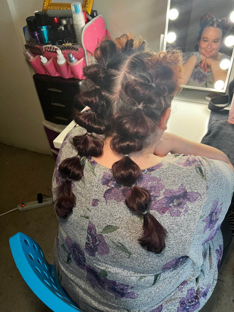 Balloon Ponytail Styling