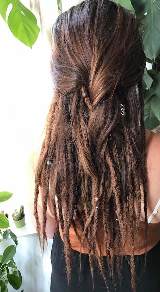 Partial Dread Extension Install at Styles By Summer Smith in Pace, FL
