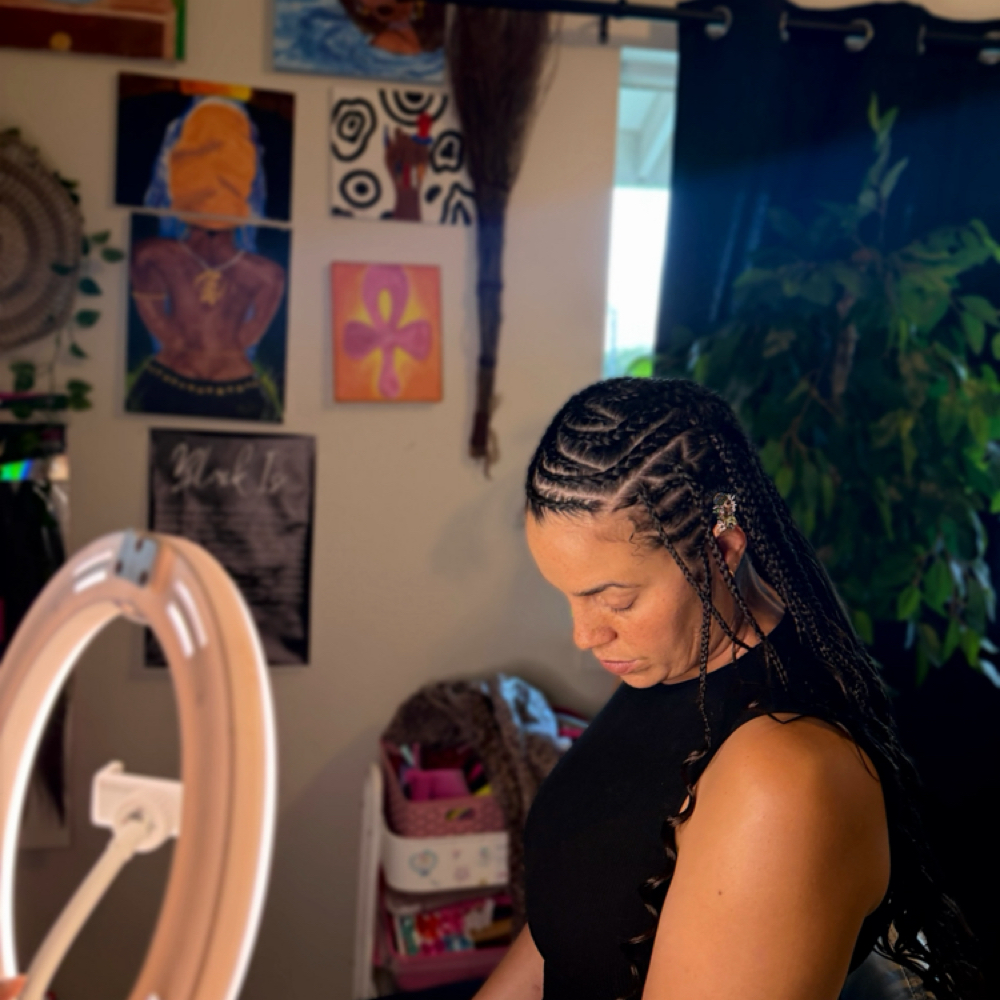 Fulani Braids LARGE at TwistedSistaLLC. in Kahului, HI