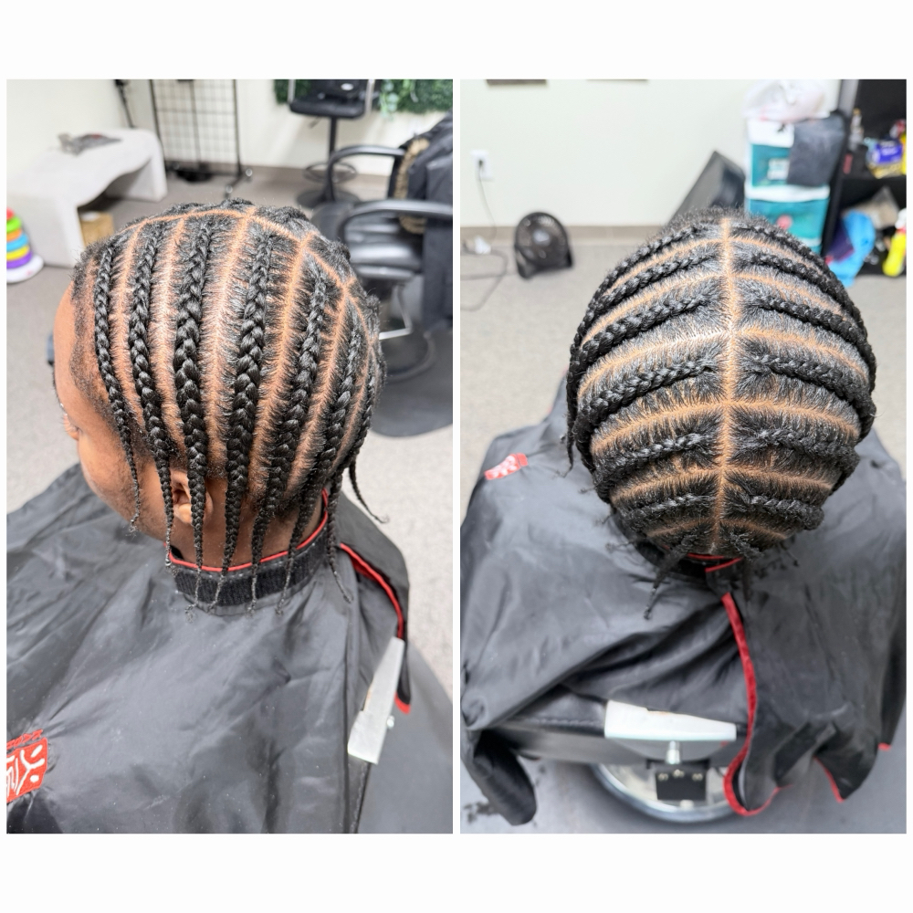 Large Pop Smoke Braids at DeeplyRootedSalon in Iowa City, IA