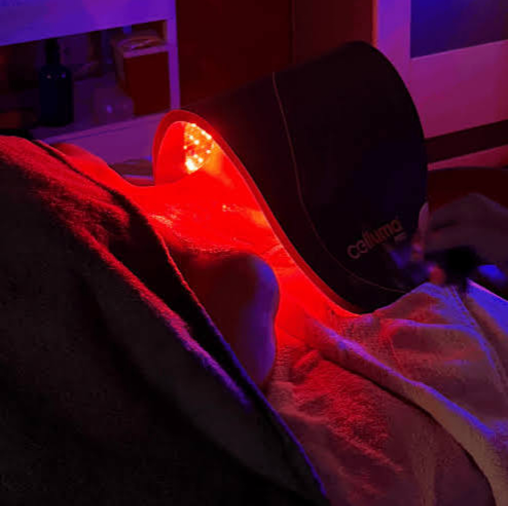 LED Nap therapy session at Vancouver Skincare & Aesthetics in Vancouver, WA