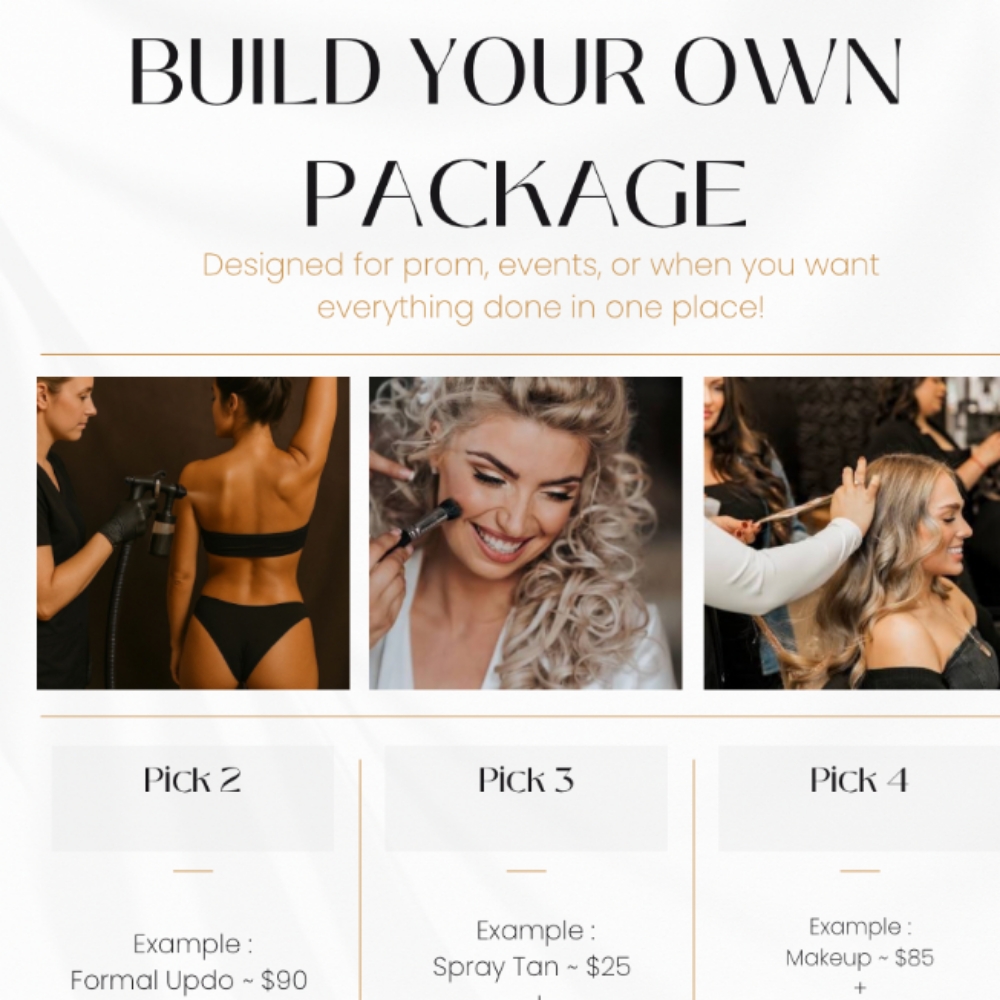 Build Your Own Package at LUX SALON in Mount Pleasant, PA