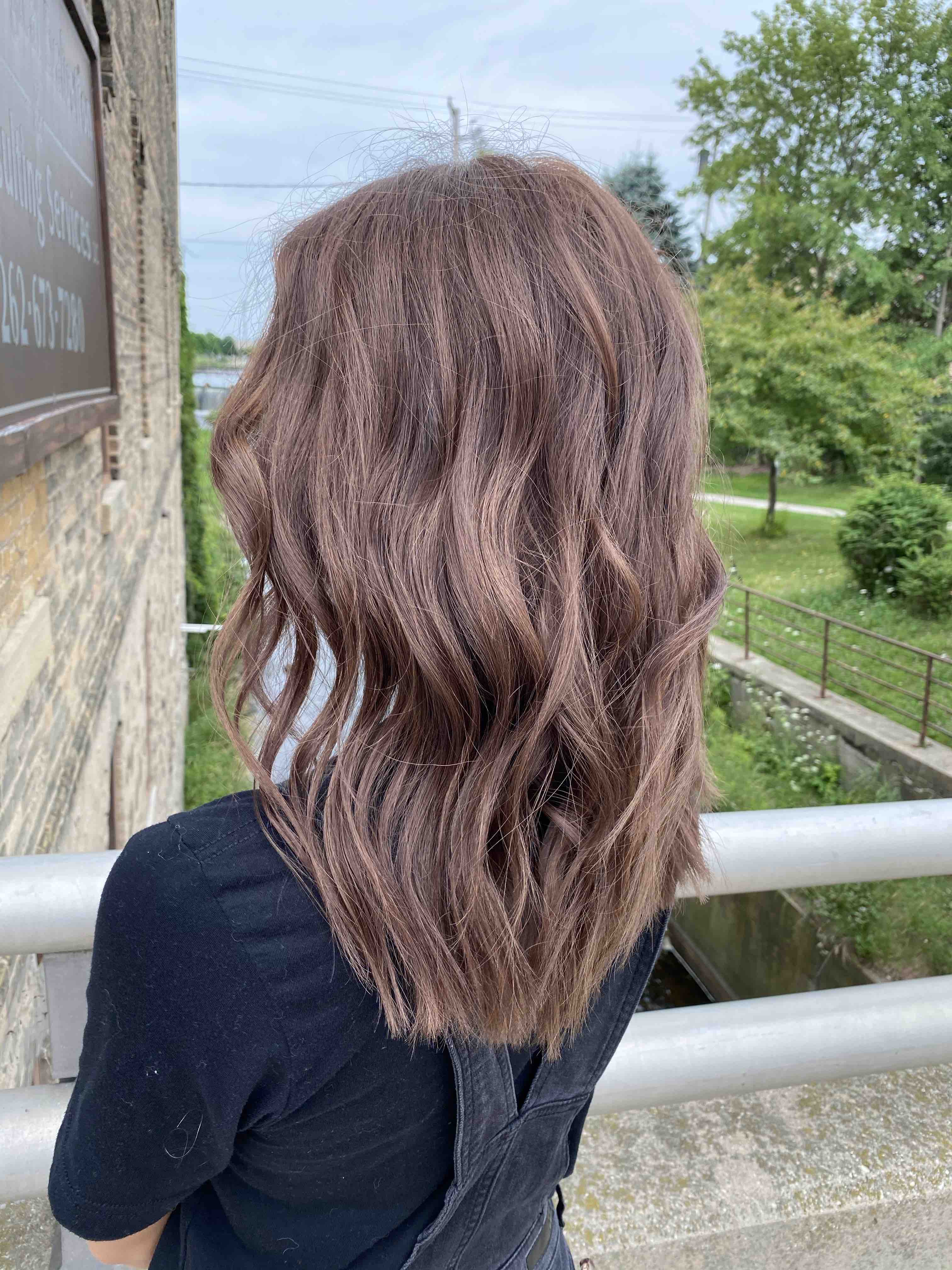 Solid Color Root Touchup And Cut