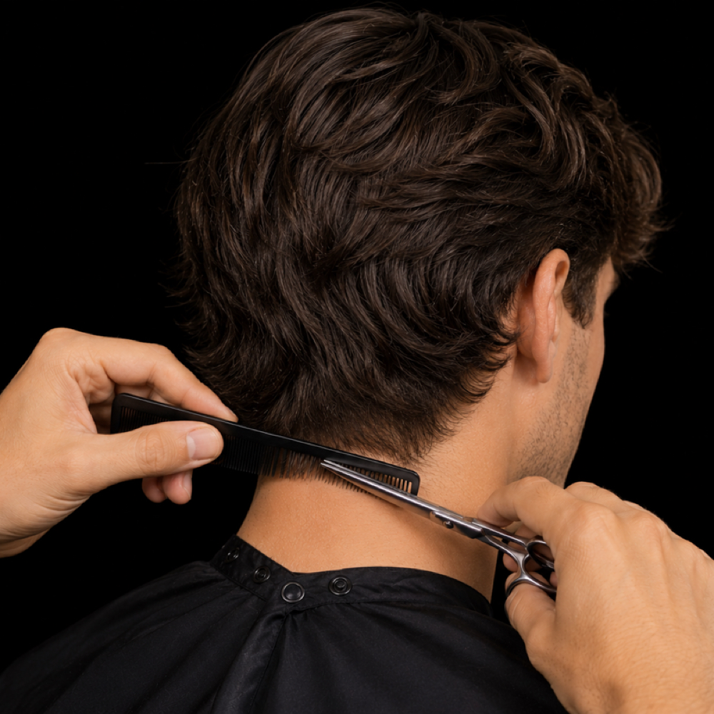 Neck Trim at The Cutting Room in Tracy, CA