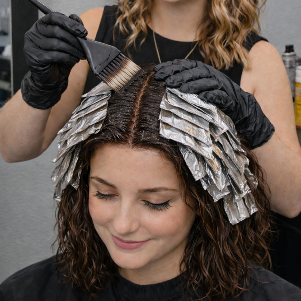 Retouch & Full Head Design -Vanessa at WAVE Hair Studio in Beaver Dam, WI