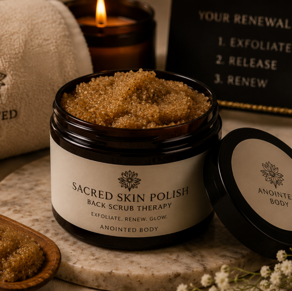 Sacred Skin Polish (Back Scrub) at Anointed Body in Franklin, TN