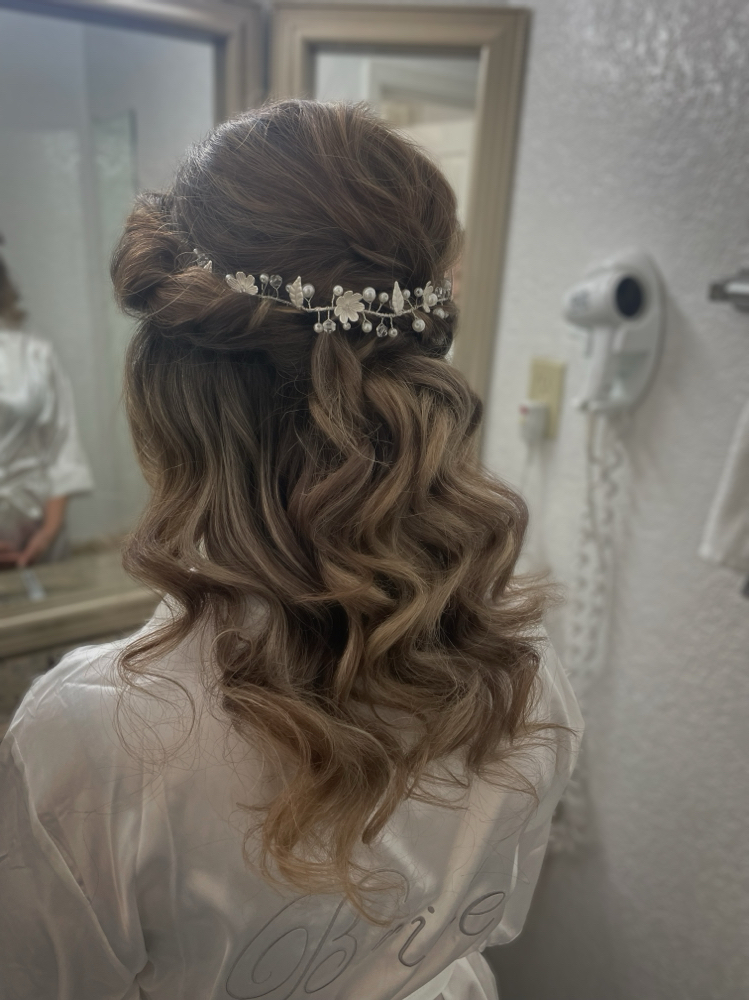 Half Up Down Hairstyle