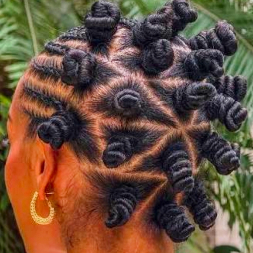 BANTU KNOT TWIST-OUT at It Just Need A Little Luv Studio in Hoover, AL