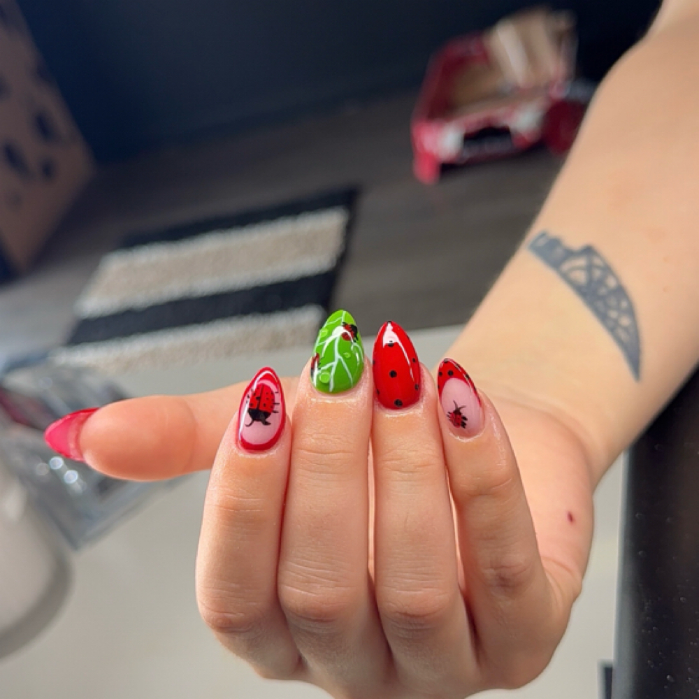 medium acrylic❤️🔥 at Enhanced By Kw in North Canton, OH