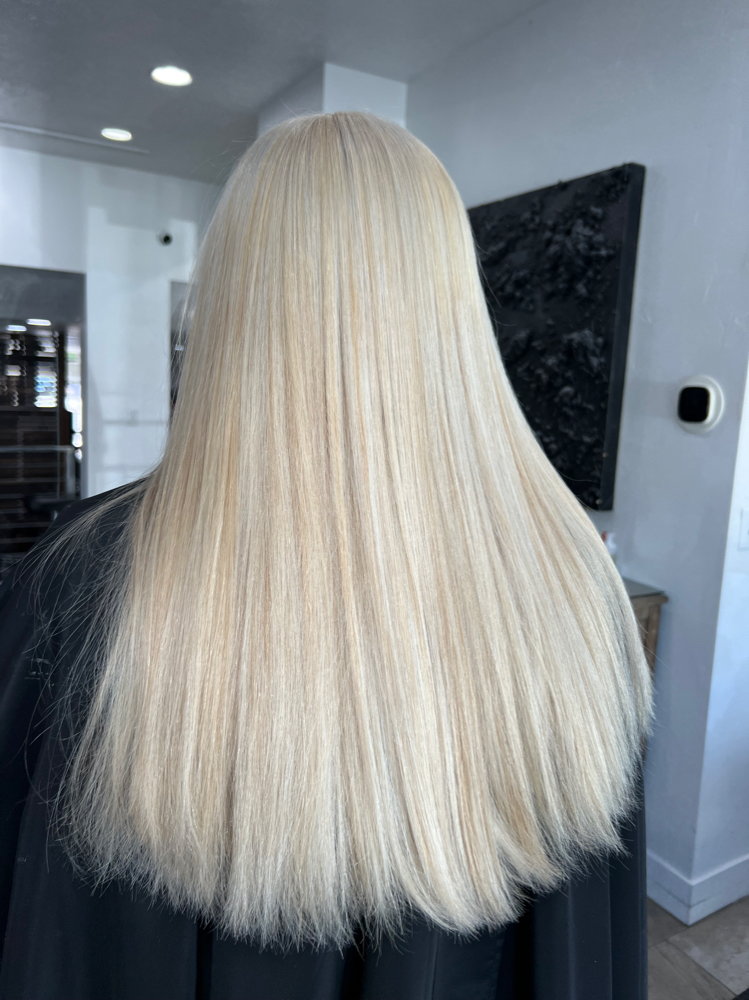 all over blonde