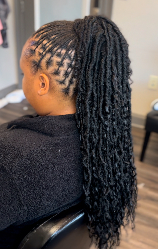 Gypsy Loc Ponytail at LocsNLooks in Lawrenceville, GA