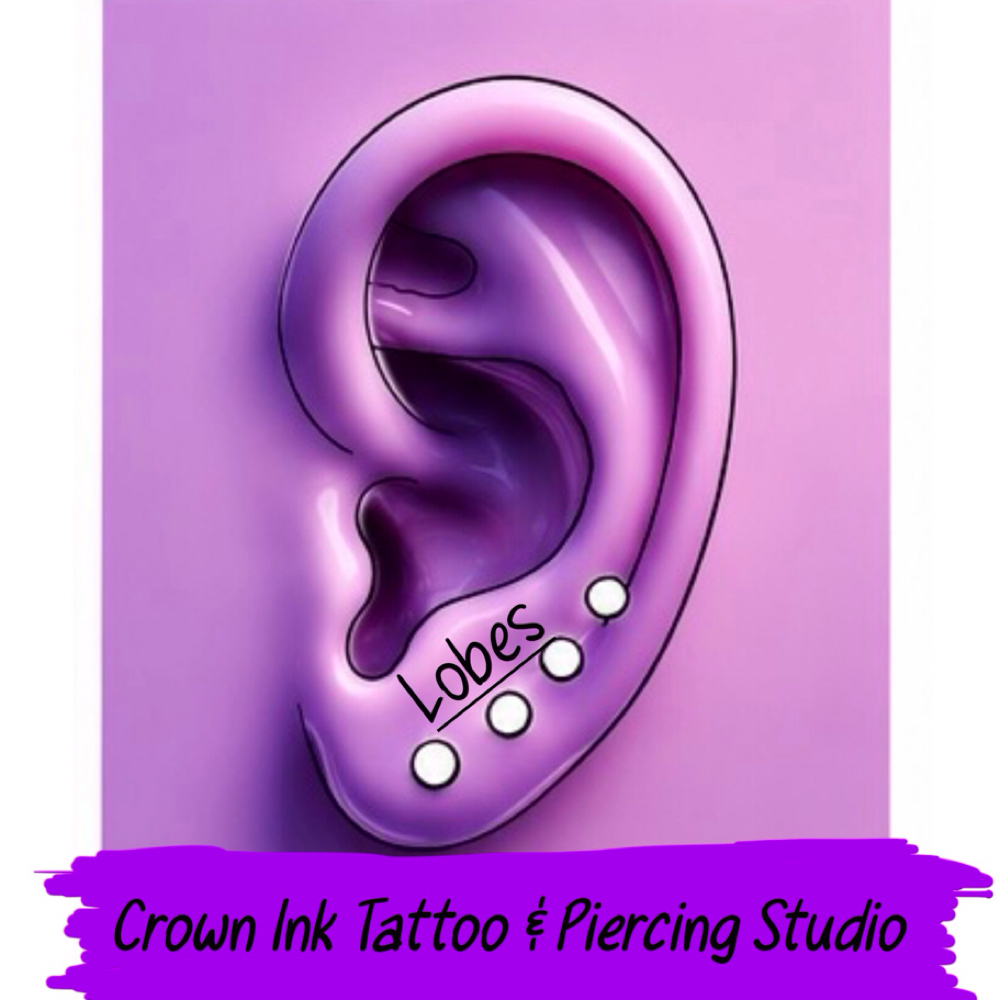Adult Both Lobes (13+) at The crown ink studio in Corpus Christi, TX