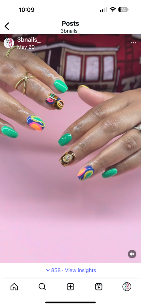 Detailed Art Work (4 fingers)