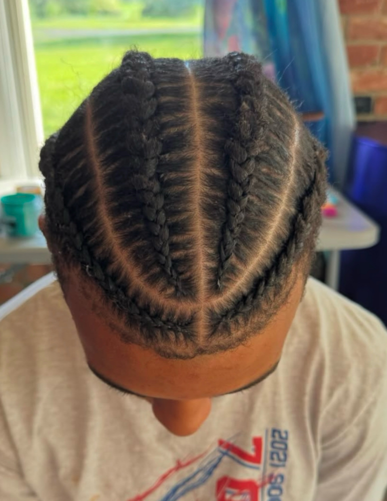 Striaght Back Cornrows