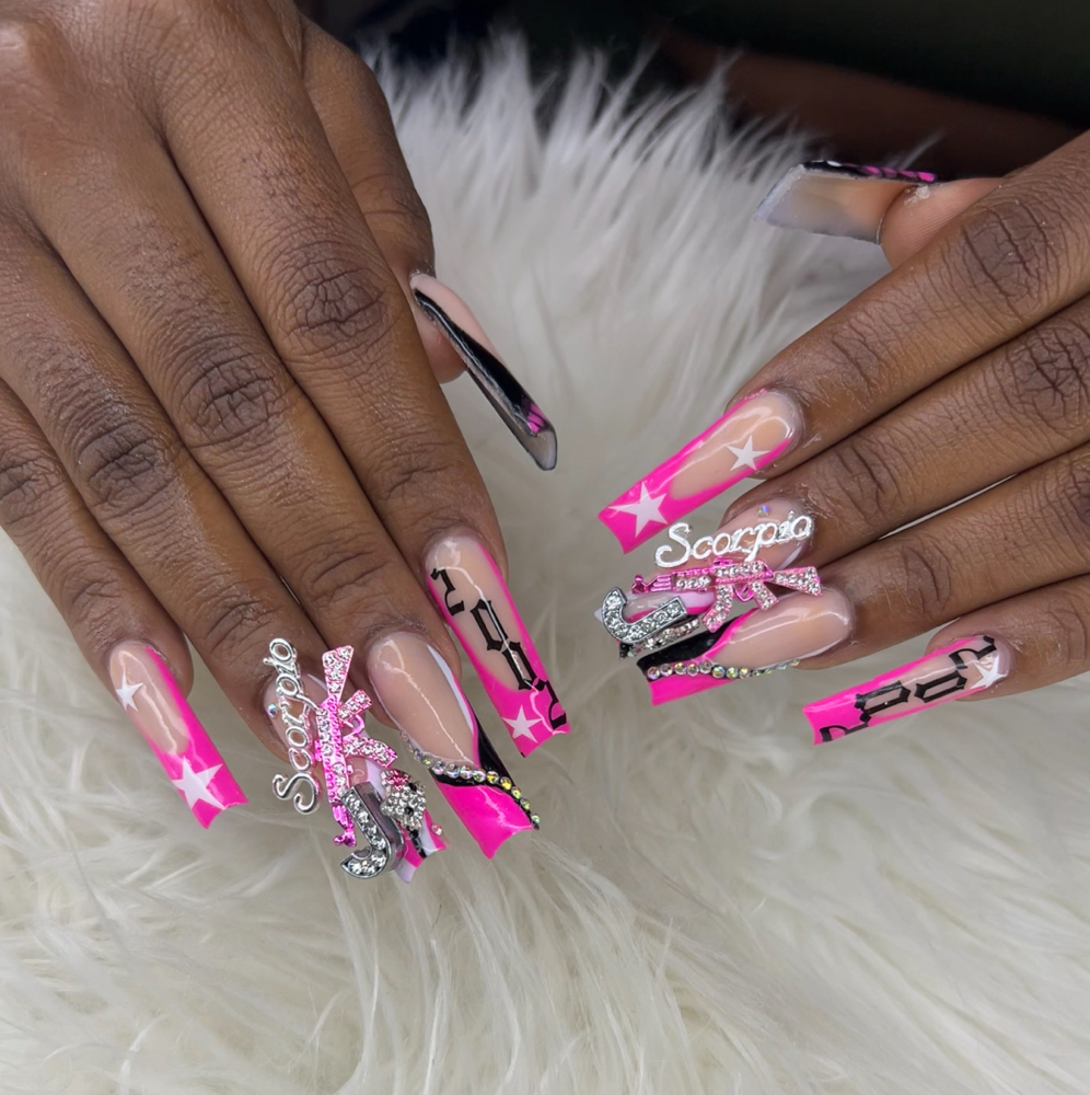 Birthday-Full Set at Lisa’s Nail House in Tampa, FL