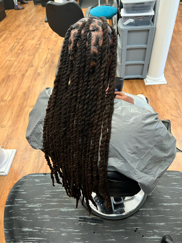 2 Strand Twist Midback & Longer