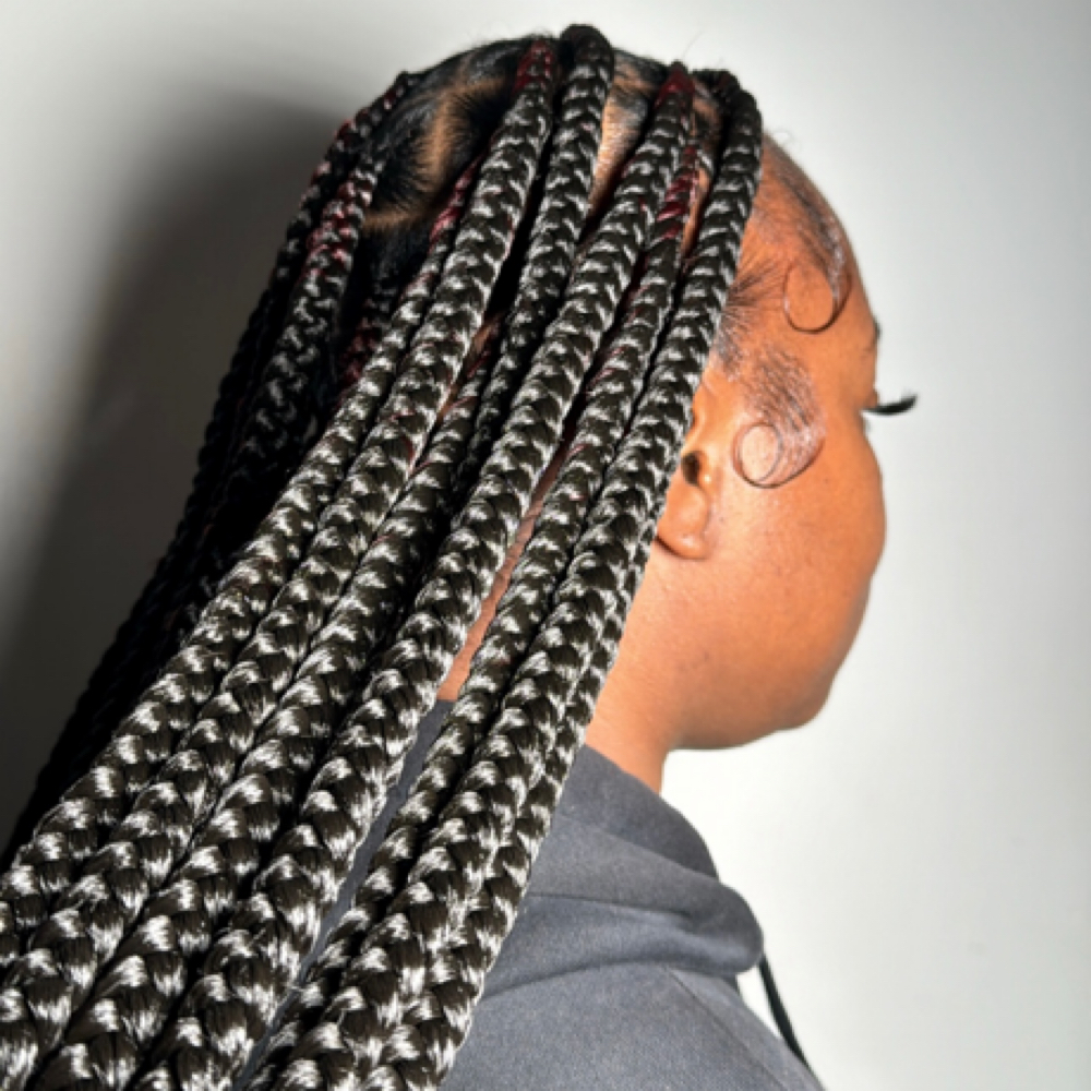 Large Knotless – Mid-Back Length at Haus Of Kartel in Rochester, NY