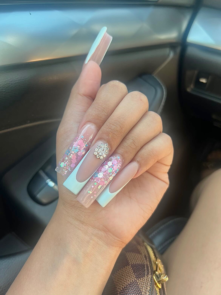 Long Full Set And Acrylic Toes