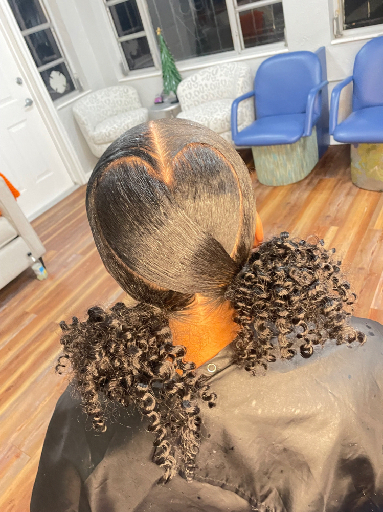 Double Heart Ponytails