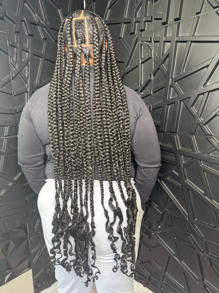 Large- BUTT LENGTH BRAIDS & TWISTS
