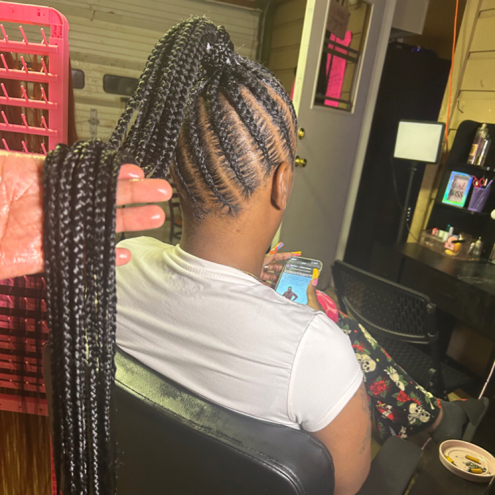 Large Braided Pony at Dolled Up By Diamond LLC