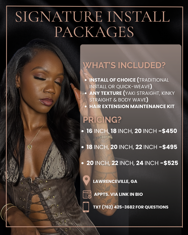 18-20-22 Inch ANY INSTALL DEAL