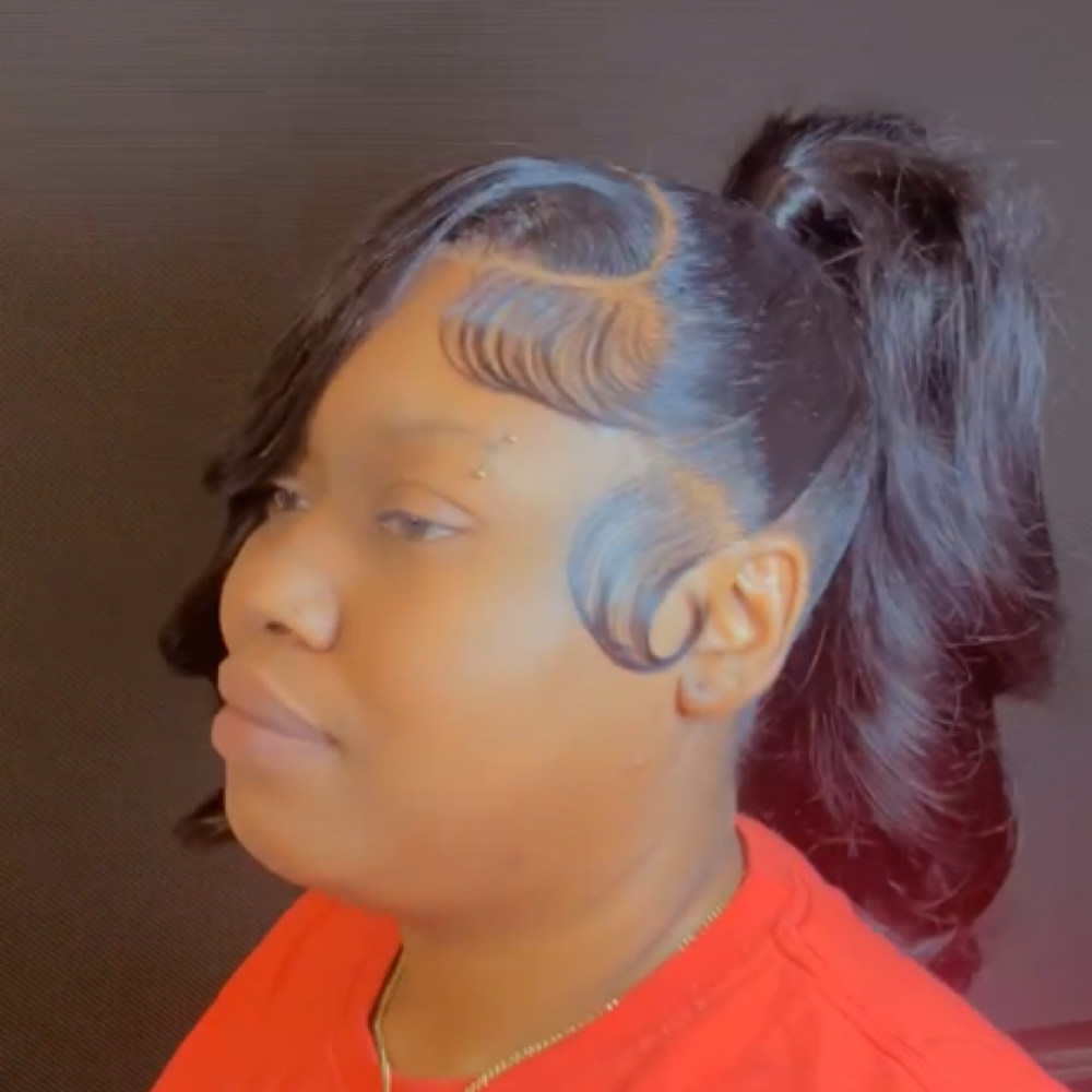 Frontal Ponytail at Laid by Lannec’ in Claxton, GA