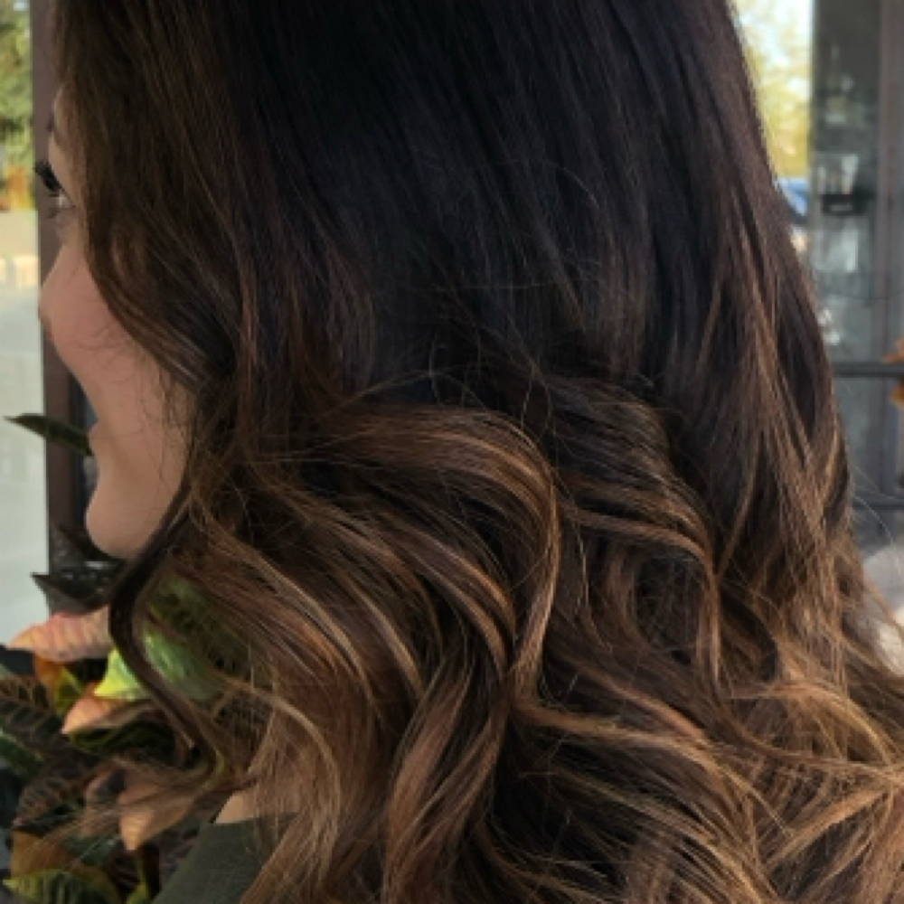 Balayage Hair Coloring (short) at The Cutlective Beauty & Barber Studio in Tempe, AZ