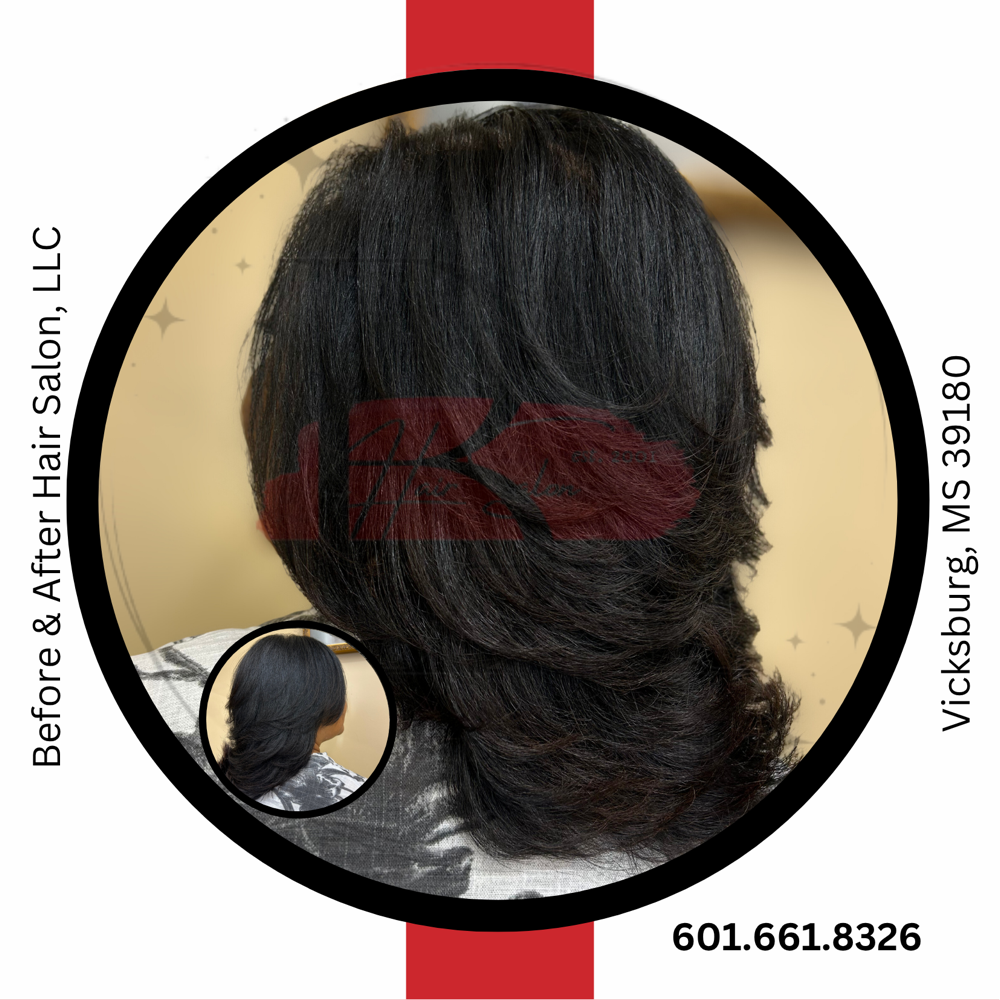 Silk Press 2.0 (N) (¡) at Before & After Hair Salon, LLC and Hair Restoration in Vicksburg, MS