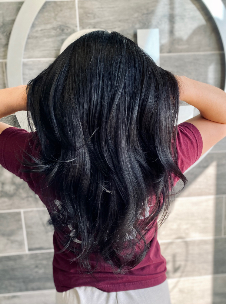 All over solid Color (NO Blonding)