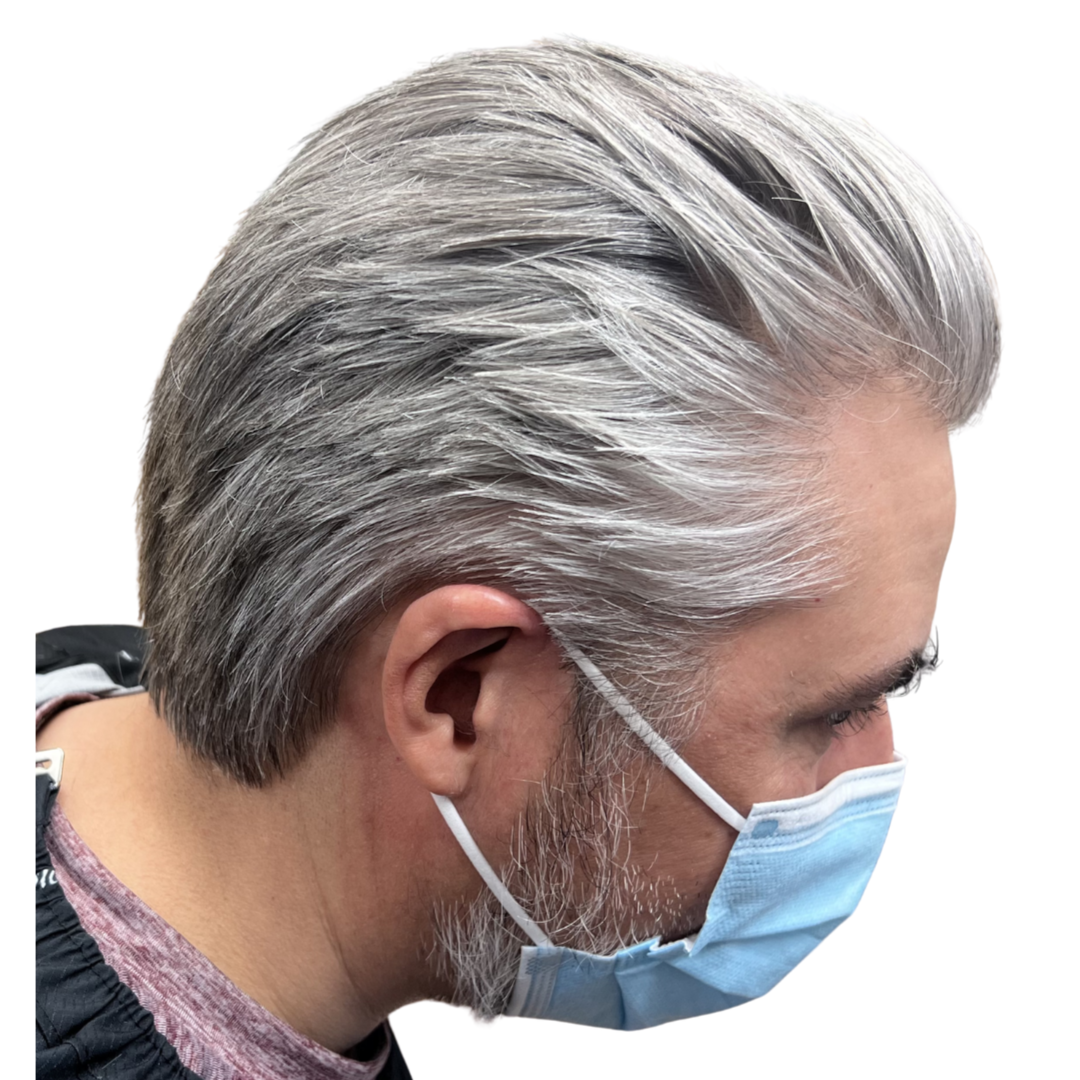 Senior Haircut at The Barber Society in Bremerton, WA