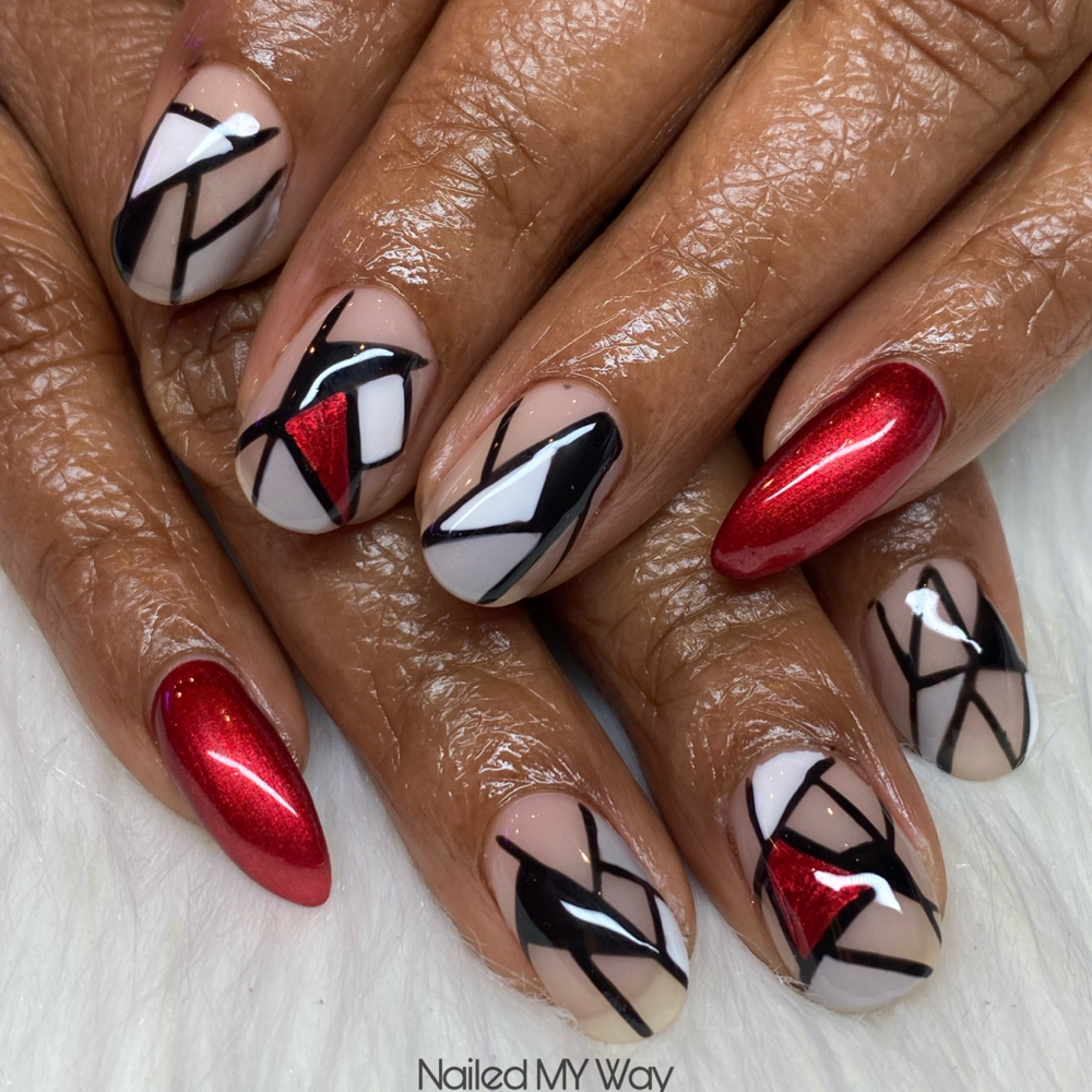 Detailed Nail Art at Nailed MY Way in Richmond, VA