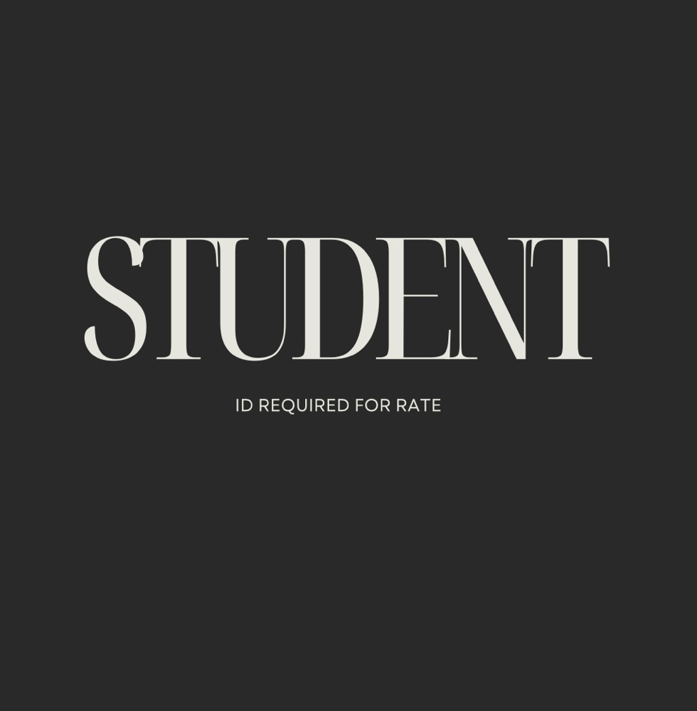 Student Rate ( ID Required) 18 And Under