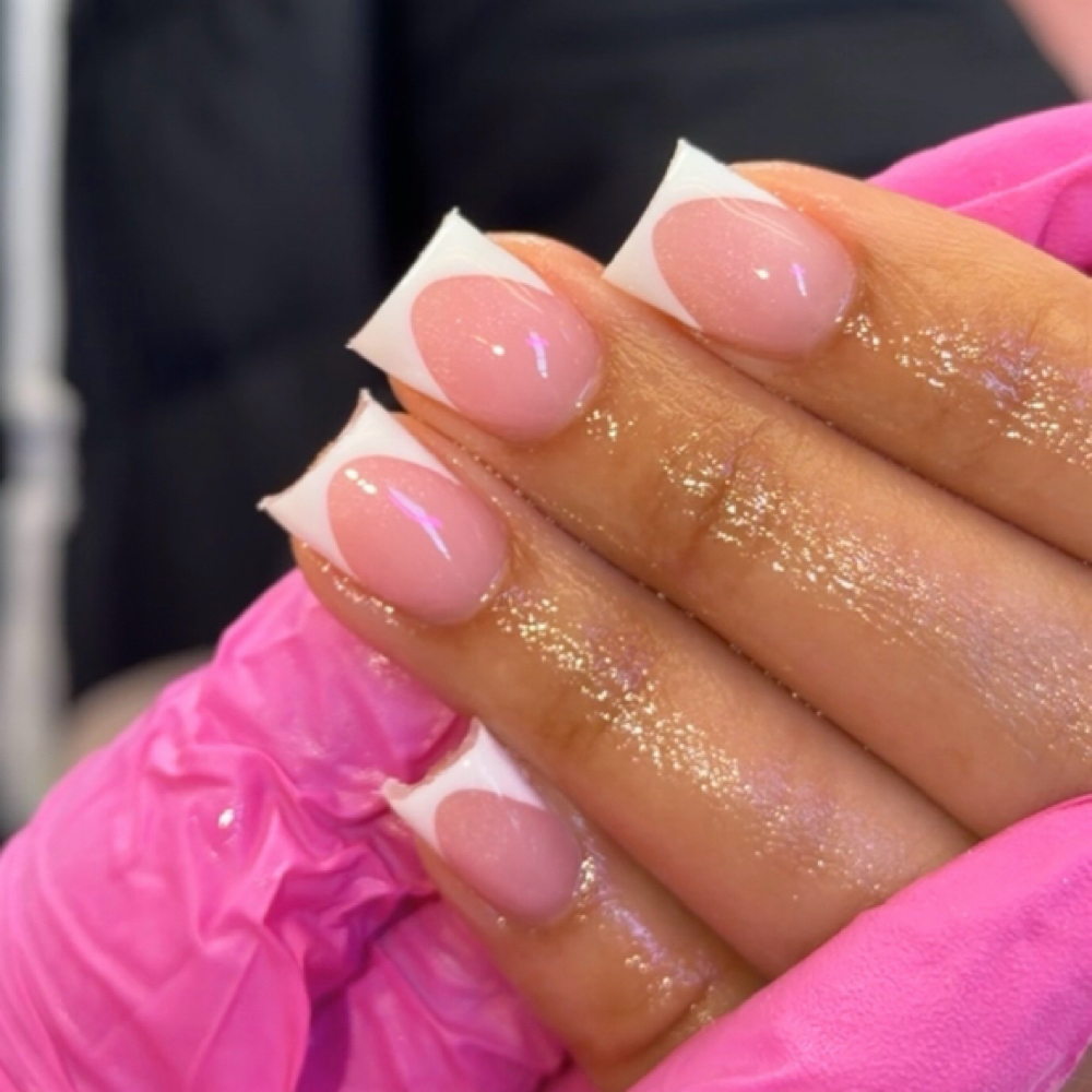 Acrylic French Tip Sets at NellieNailedIt in Cleveland Heights, OH