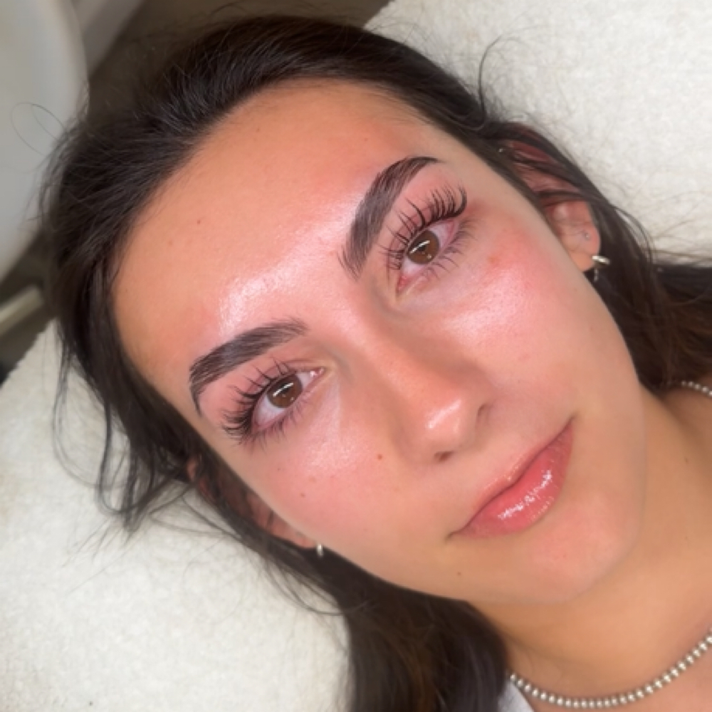 Lamination And Wax + lash Lift tint at dream studio esthetics in Kingsport, TN