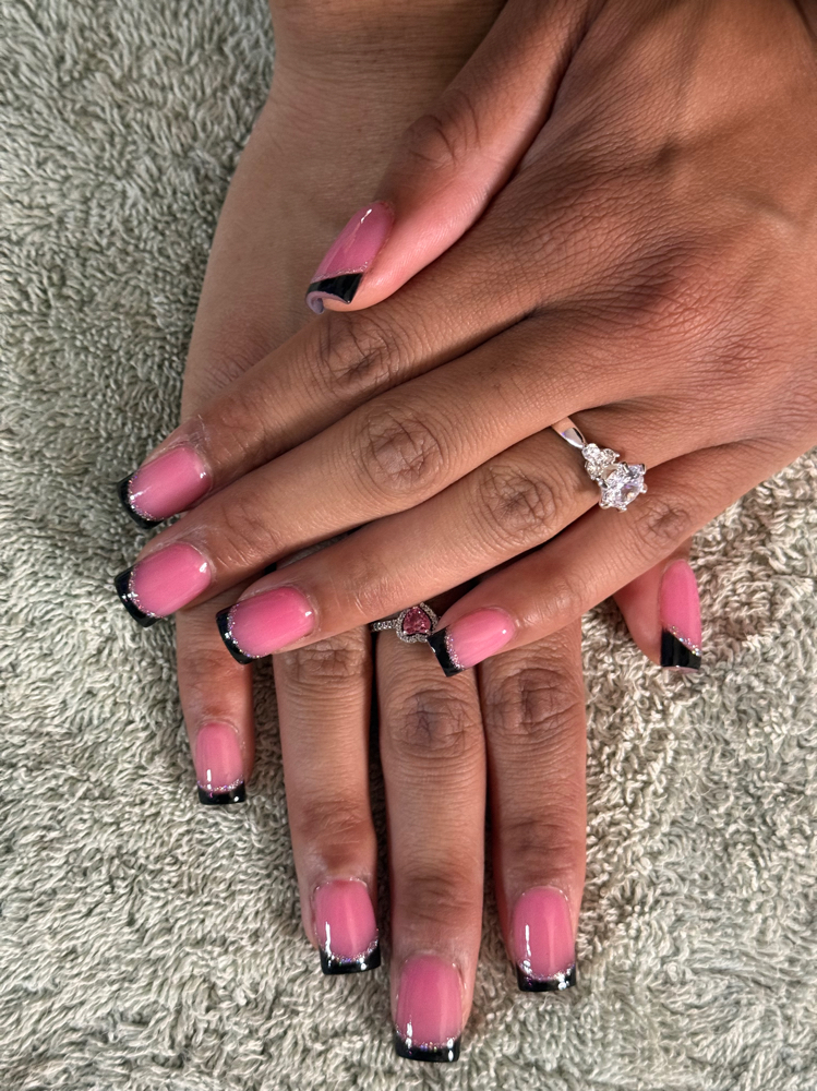 Mini French Full Set at Tipped by Tynee in McComb, MS