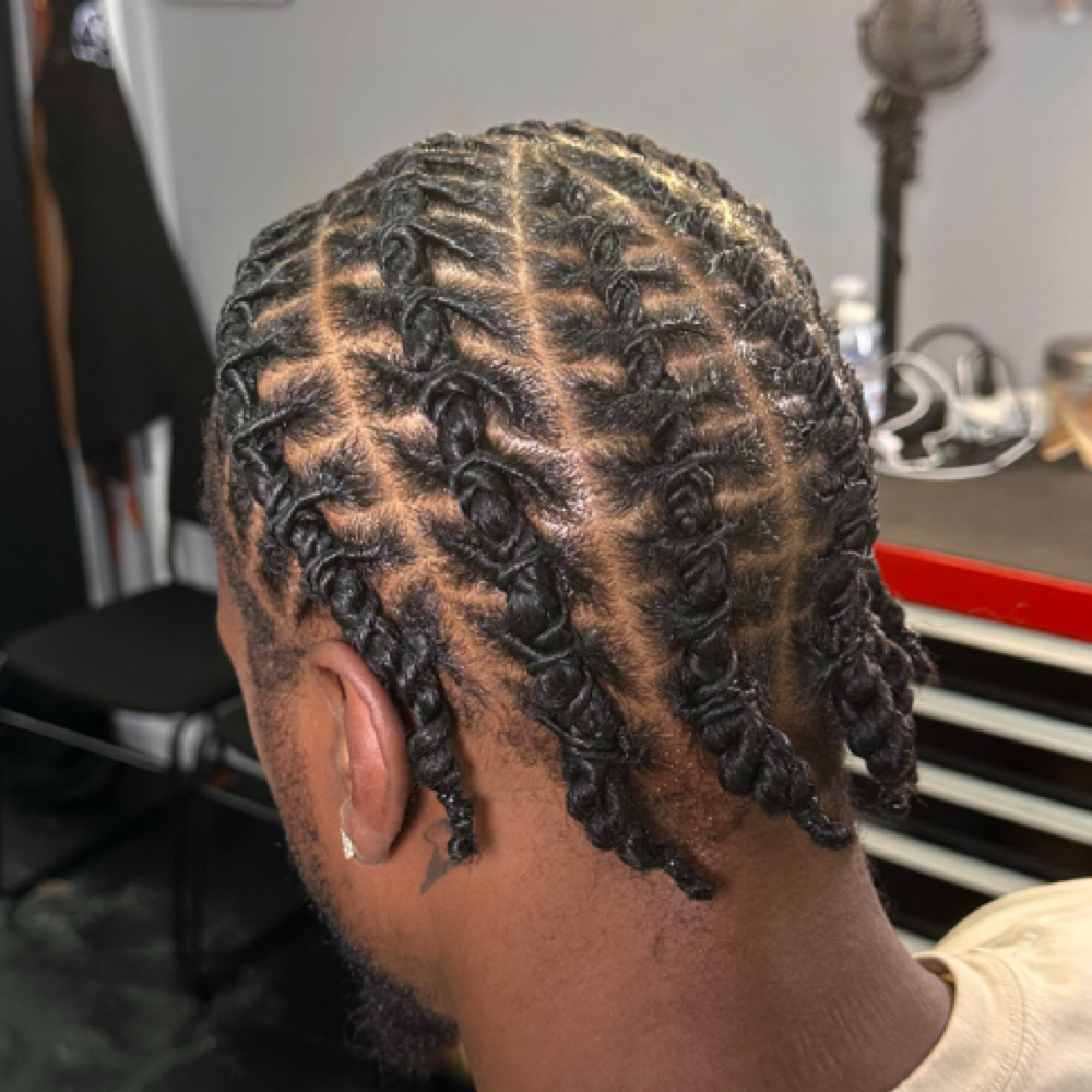No Loc Barrel Roll Style at Crowned by Steph in Stroudsburg, PA
