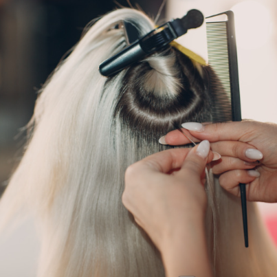 V-Light Crown Extensions at Beauty by Us in Laguna Hills, CA