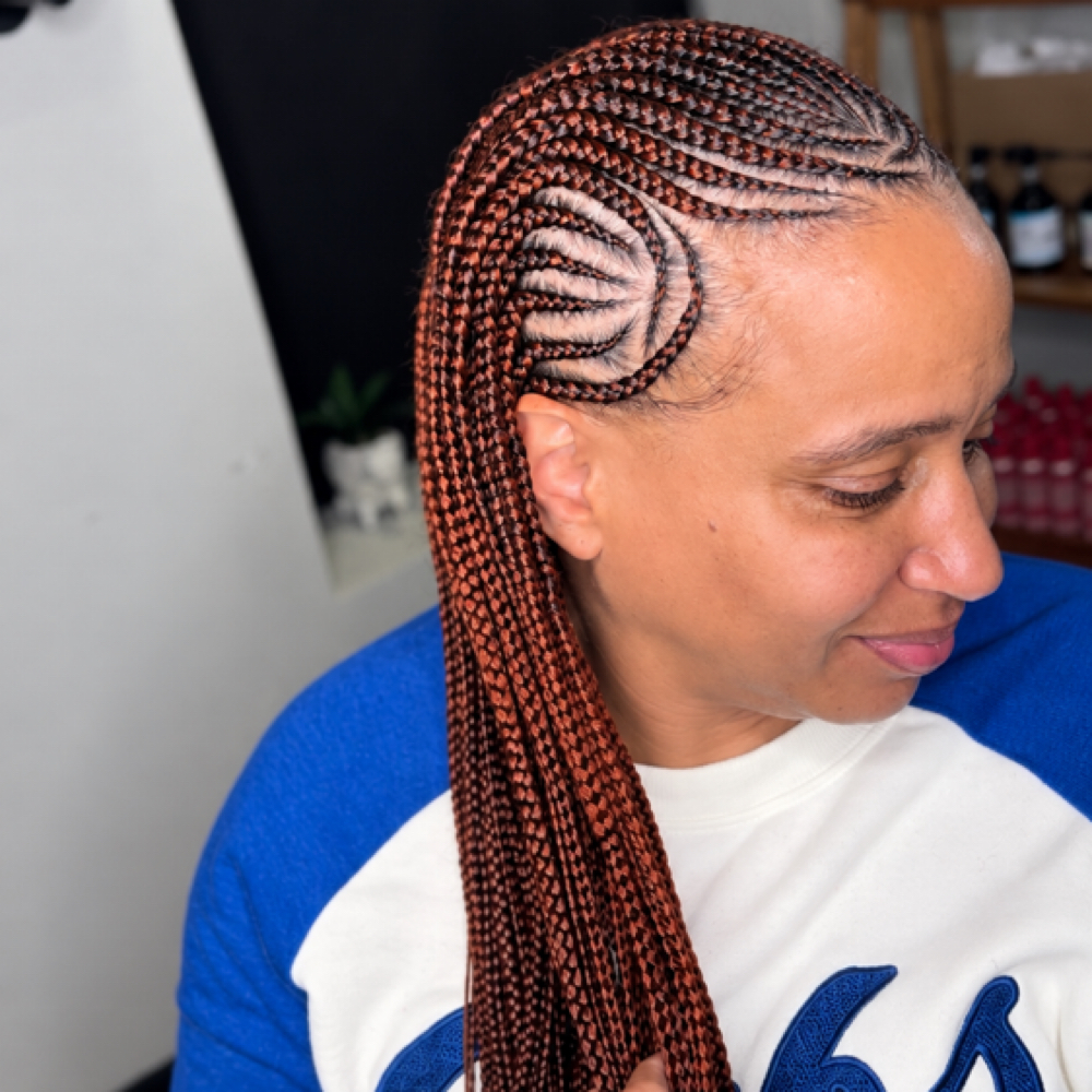 FREESTYLE BRAIDS WITH KNOTLESS BRAI at Braids by Ami in Geneva Illinois, IL