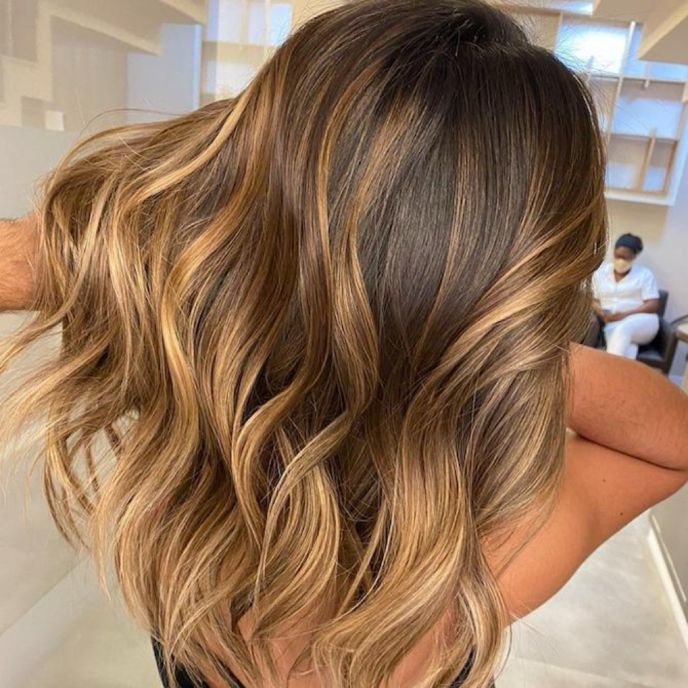 balayage at Kali Beauty Lounge in Mokena, IL