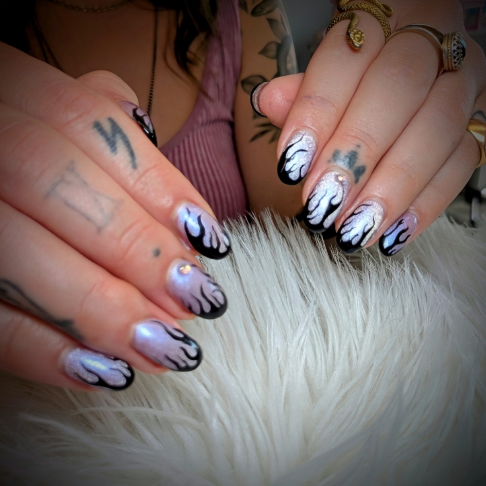 Structured Russian Manicure at The Nail Joint in Smithtown, NY