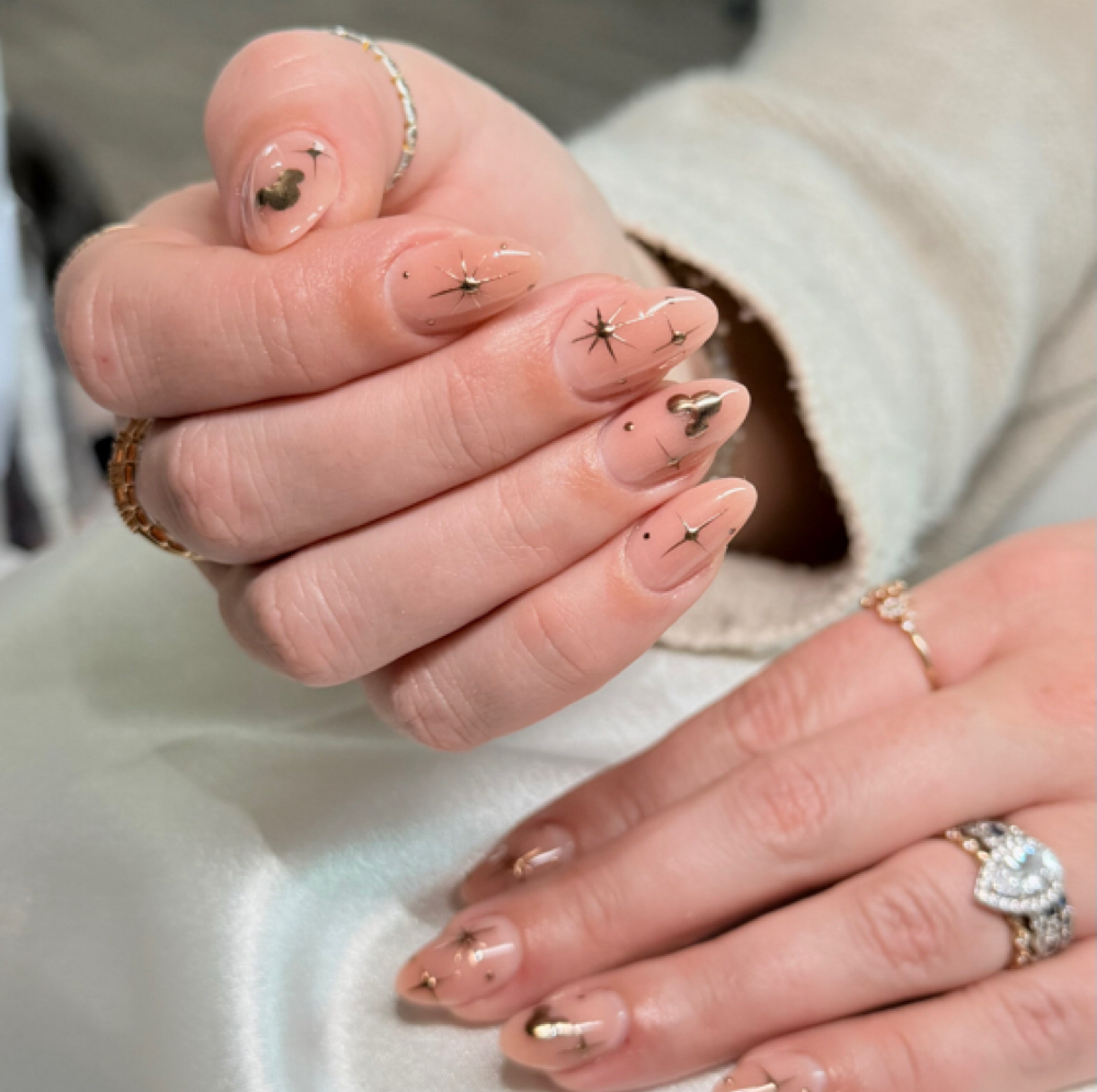 Overlay On Natural Nails at Velvet Pro Beauty in Brentwood, CA