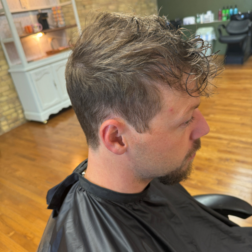 Mens Cut at Strands & Hands- Hair By Becca in BAY CITY, MI