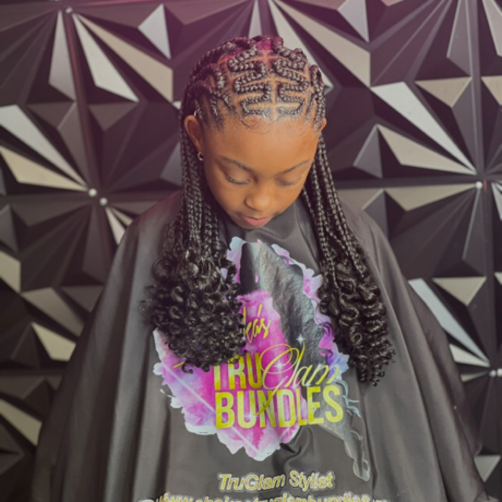 Half Up Half Down 5-9years old at TruGlam Stylist in Winston Salem, NC