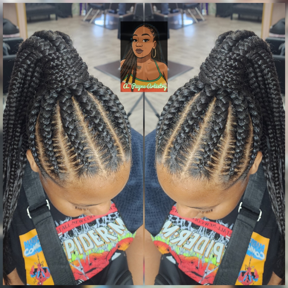 Large Braided Stitch Ponytail at Tanya Chamberlain in Stockton, CA