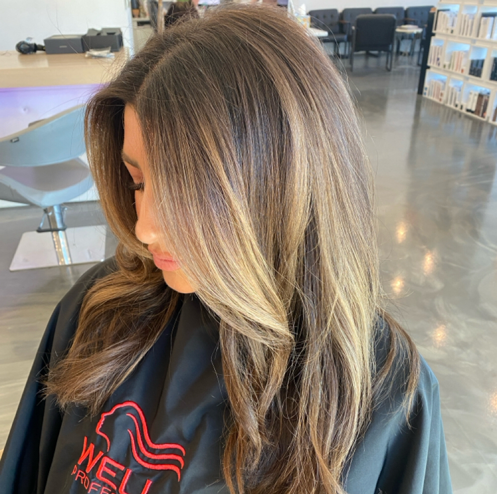 Partial Balayage at The Rose Hair Studio in Manheim, PA