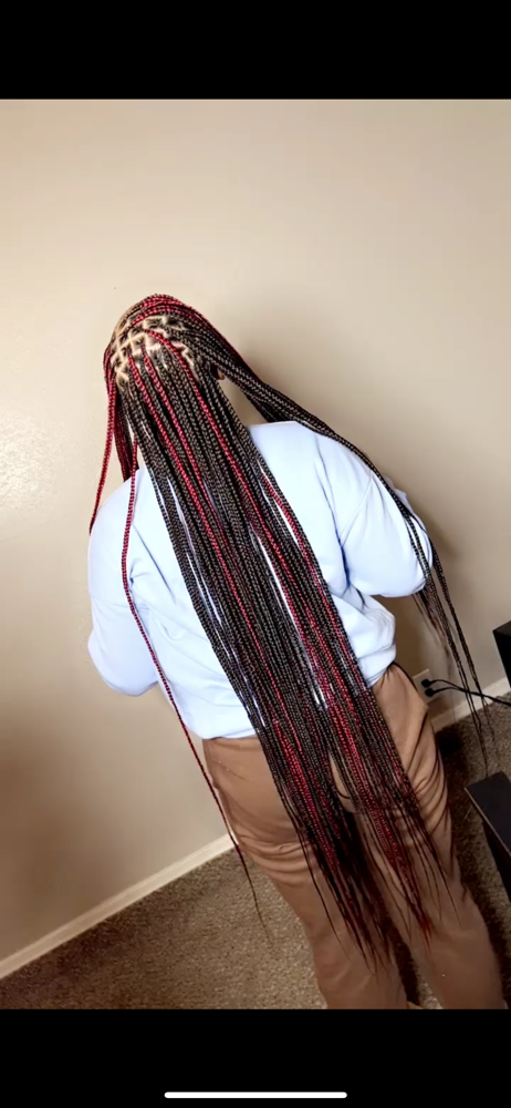 Small Knotless / Midback
