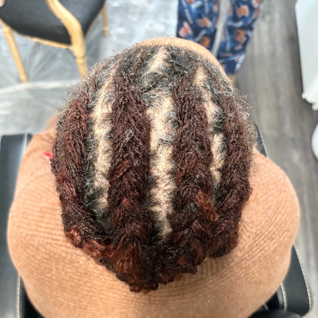 Loc Braid Down For Wigs at Zen'z Rootz in Forest City, NC