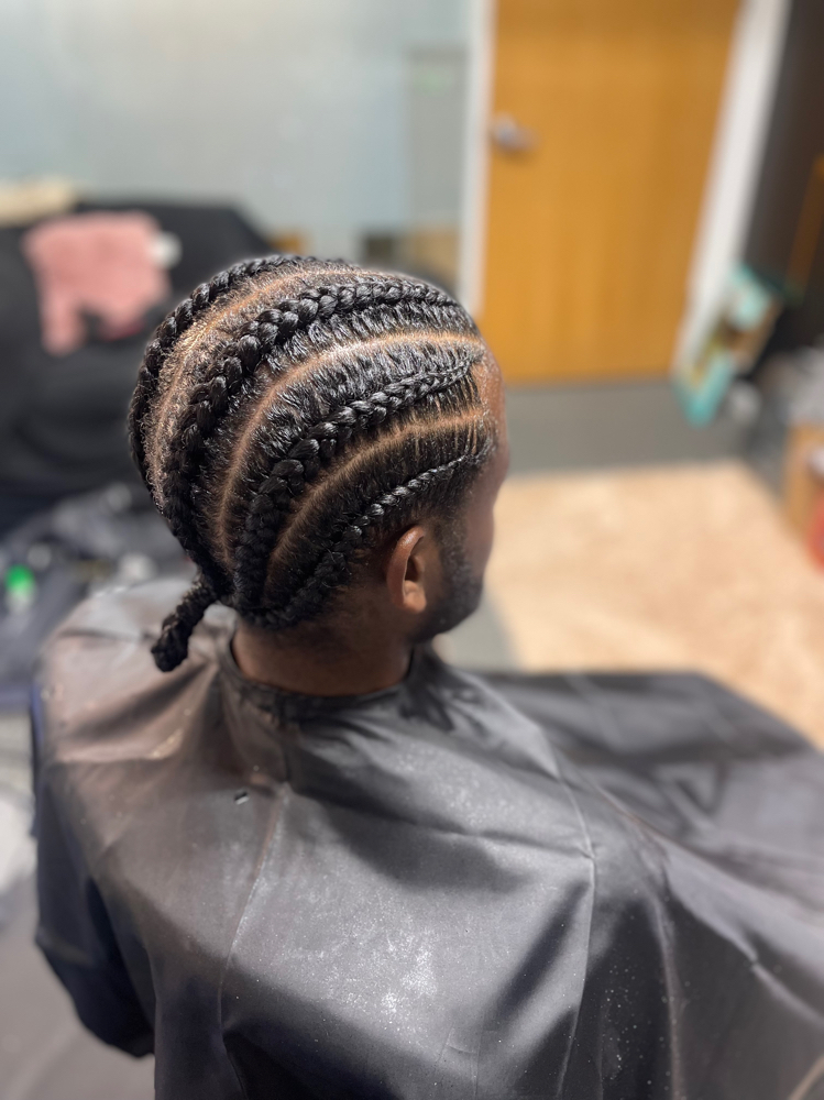 4-6 Stitch Braids at Goddesss Hair Vault in Houston, TX